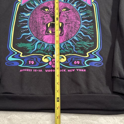 CARLOS SANTANA Womens Lion Phantom Graphic Sweater X-Large Black Pullover New - Picture 4 of 6
