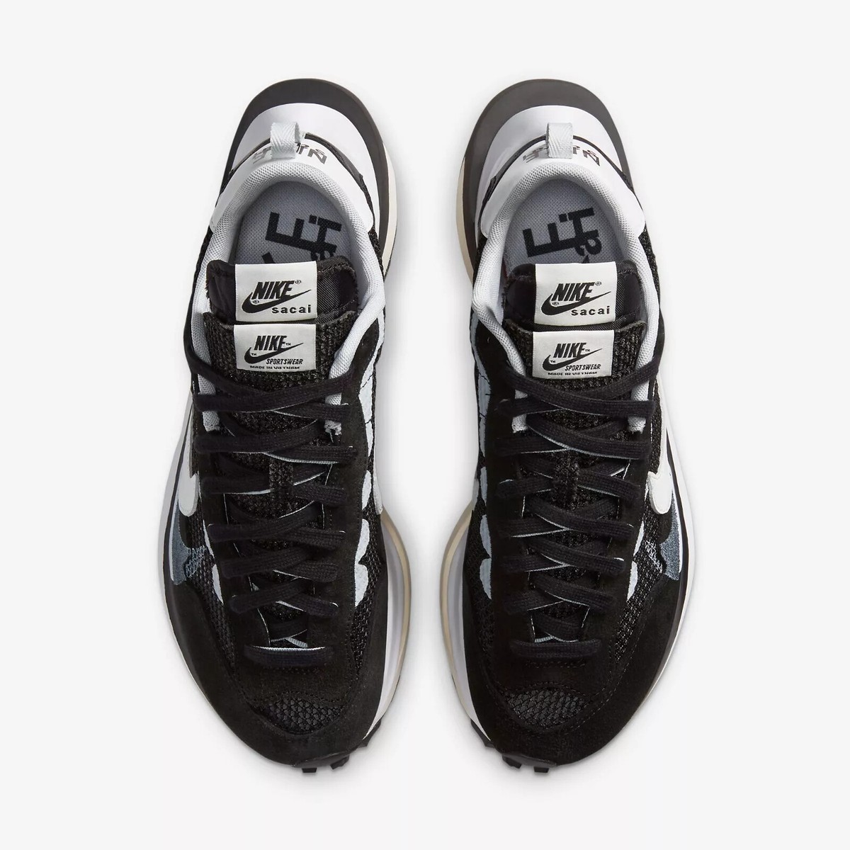 Nike Sacai Vapor Waffle Black And White Cv1363-001 Men's Size | eBay