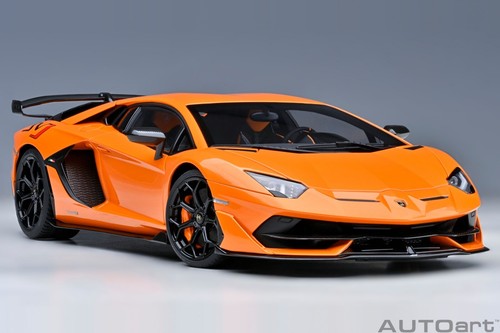LAMBORGHINI AVENTADOR SVJ ARANCIO ATLAS ORANGE 1:18 COMPOSITE by AUTOart 79218 - Picture 7 of 20
