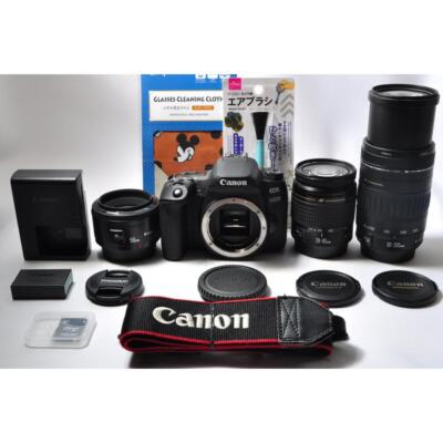 Canon EOS 9000D Super Telephoto Triple Lens Set w/SD Card Canon EOS 9000D Super Telephoto Triple Lens Set w/SD Card
