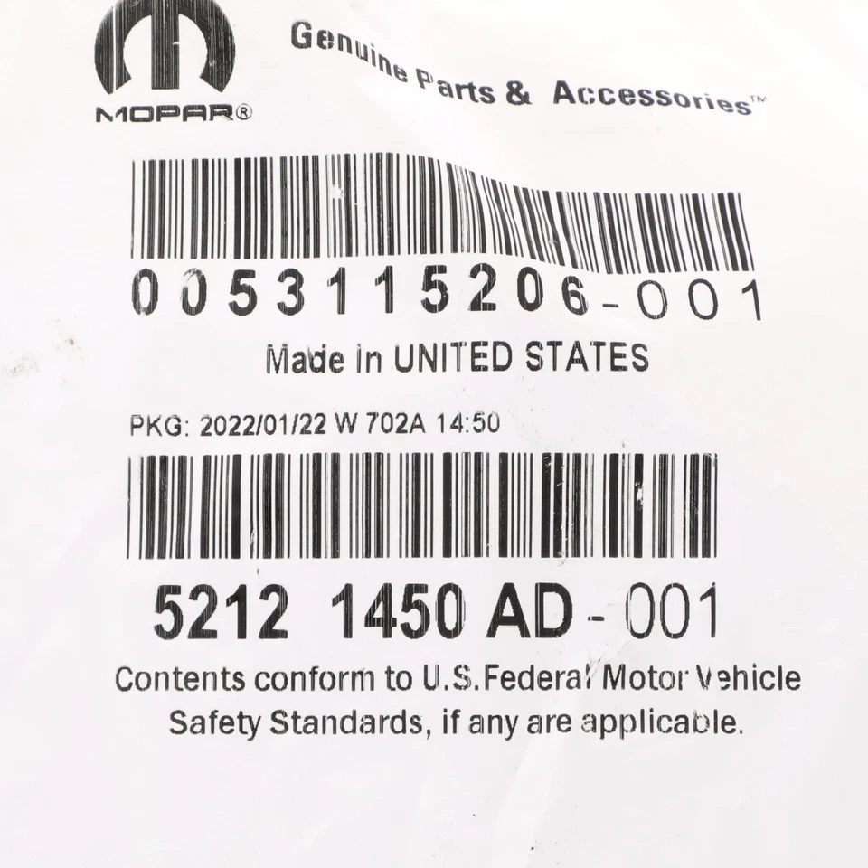 Dodge Ram 2500 y 3500 2003-2013 cubierta de rueda cromada tapa central MOPAR OEM NUEVO Foto 4 de 4