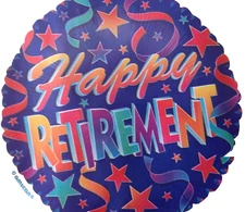 Anagram Happy Retirement Helium Foil Balloon 18" 20095