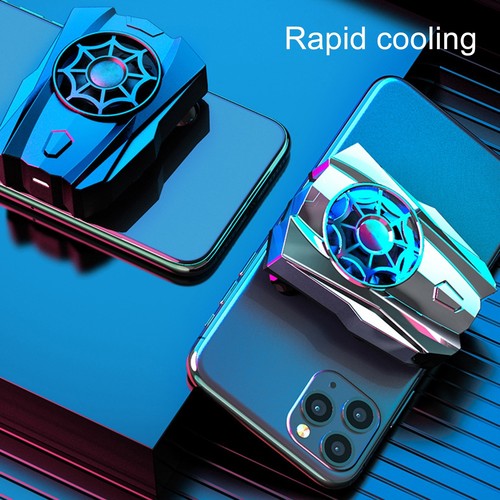 Portable Phone Cooler USB Rechargeable Phone Cooling Fan Mobile Gaming Radiator - Photo 8 sur 14