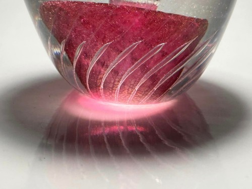 Signed Robert Held Art Glass Paperweight - Picture 8 of 11