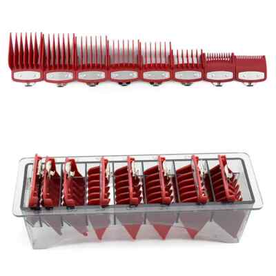 Premium Cutting Guides 8Pcs Set Guide Combs Hair Clipper Guides with Metal Clip