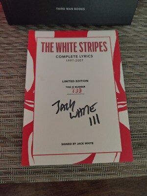 レア Jack White 直筆サイン The White Stripes Jack White signed lp in person + coa! autographed album White