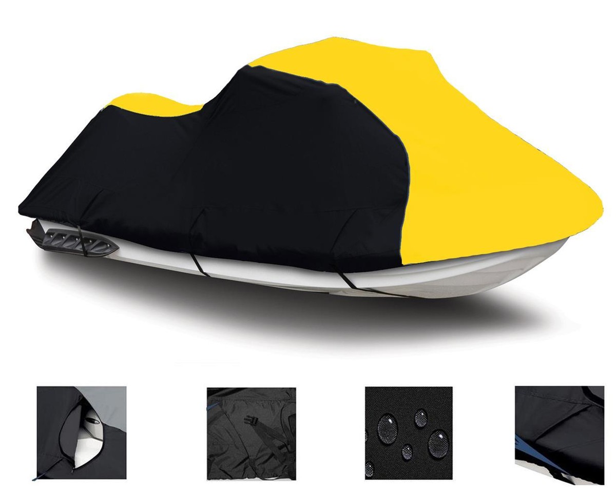 YELLOW 600 DENIER Jet Ski Cover Jetski PWC Yamaha VXR 2015 2016 17 YELLOW 600 DENIER Jet Ski Cover Jetski PWC Yamaha VXR 2015 2016 17