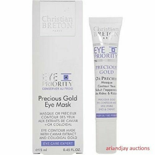 Christian Breton Paris Precious Gold Eye Mask 0.45 Oz 15 Ml u0026 for 