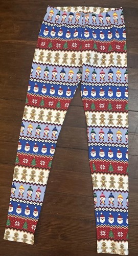 Gymboree Holiday Express Weihnachten Fair Isle Leggings Mädchen Größe 12 Lebkuchen - Bild 2 von 12