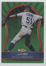 2011 Topps Finest Green Refractor 190/199 Ichiro Suzuki Ichiro #40 HOF 0c3