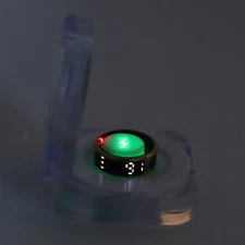 Smart Ring Stainless Steel IP68 Water Resistant Display Touch Function Mult For