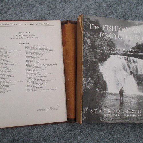 Vintage The Fisherman's Encyclopedia 1950 Ira Gabrielson Hardcover Fishing Book - Picture 2 of 11