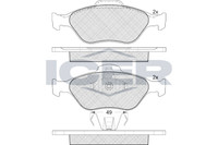 Bremsbelagsatz Vorne Ate-System FüR Ford Courier J5 J3 Fiesta JV 00-07 1911169