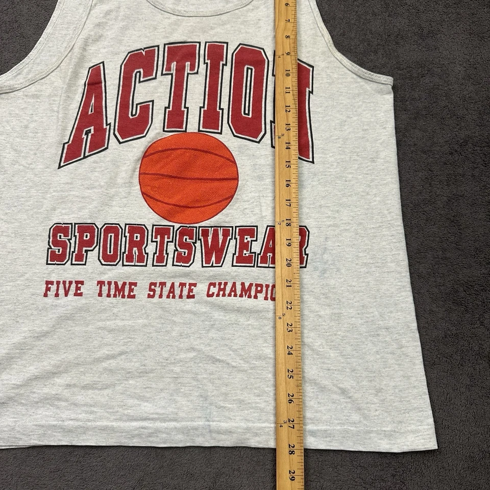 Camiseta sin mangas vintage 5 Time State Champions #23 talla grande camiseta de baloncesto años 90 Foto 3 de 4
