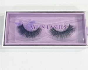 AYLIN LASHES Full Volume Effect Black Strip False Eyelashes, 1 Pair