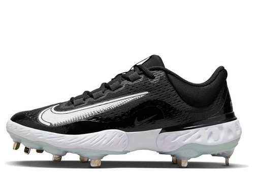 Nike Alpha Huarache Elite 4 Low Metal Baseball Cleats Men’s Size 15 Black White