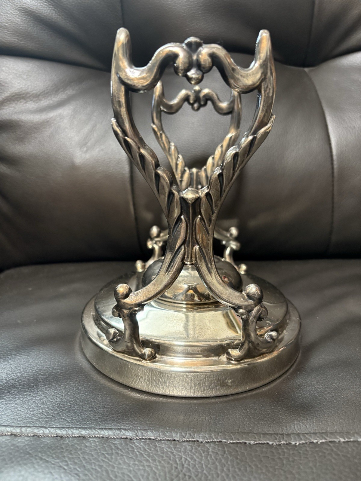 VTG Sheridan Silver Plated Tilting Teapot Kettle & Chafing Burner Set