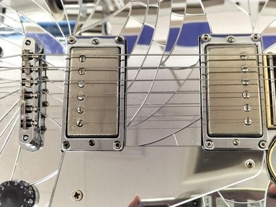Ibanez PS10 Paul Stanley Iceman Cracked Mirror Electric Guitar