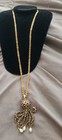Signed Just Long Octopus Faux Pearl Long  necklace — photo 2