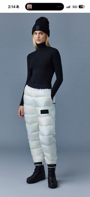 MACKAGE ALISON-PRL Duck Down Quilted Tech Pants Women's Sz Sm ( 30 In) NWT $690