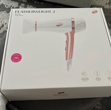 T3 Featherweight 2 Hair Dryer White Rose Gold SoftAire Ceramic Cool Shot 73834