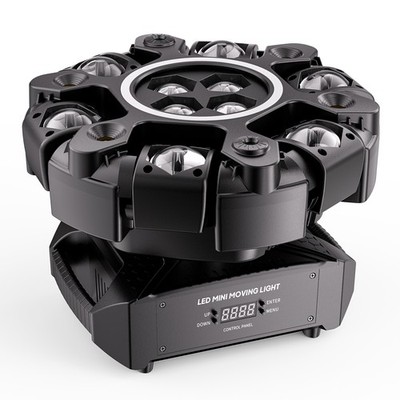 180W 6 Arms Bee Eye Stage Light LED Moving Head Beam Light Laser