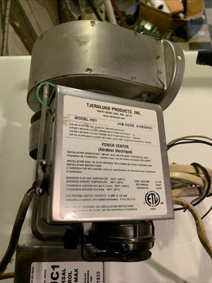 Tjernlund HS1 Power Venter 115V 3000 RPM with UC 1.
