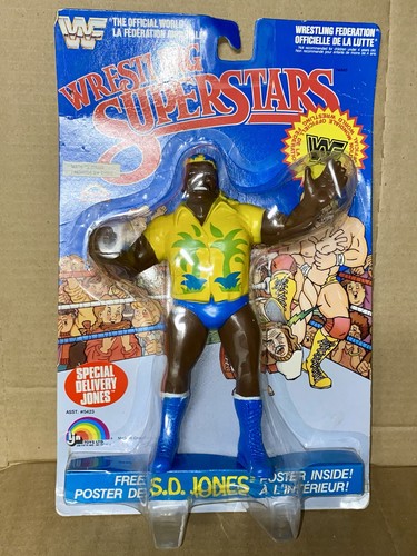 SD Jones WWF 1985 LJN Titan Sports 8 Wrestling Haw...