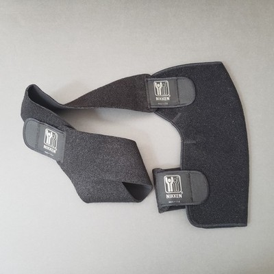 Nikken ELASTOMAG Kenko Magnetic Shoulder Support Wrap sz SMALL Adjustable #1697