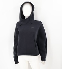 Nike Sweater Women's Black Large Fleece Pullover Hoodie