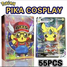 Pikachu VCOS COMPLETE SET- 55x Cards Cosplay Holo Full Art Alt Art Card