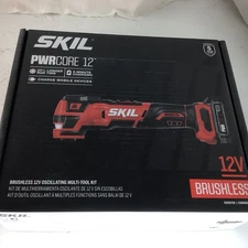 SKIL PWRCORE 12v Brushless Oscillating Multi Tool Kit W/ Battery & Charger