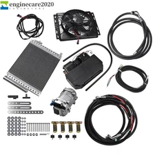 Universal Underdash Electric Air Conditioning DC 12V Cool&Heat A/C Kit Auto Car