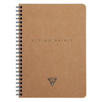 Clairefontaine 5X Notizbuch A5, 60 Blatt Liniert, Motive Sortiert Braun 103566C
