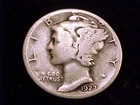 1927-S  Mercury Dime, Good Grade
