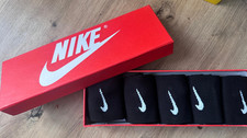 Nike Everyday Crew Socks 5 Pairs One Size Black Sports Training