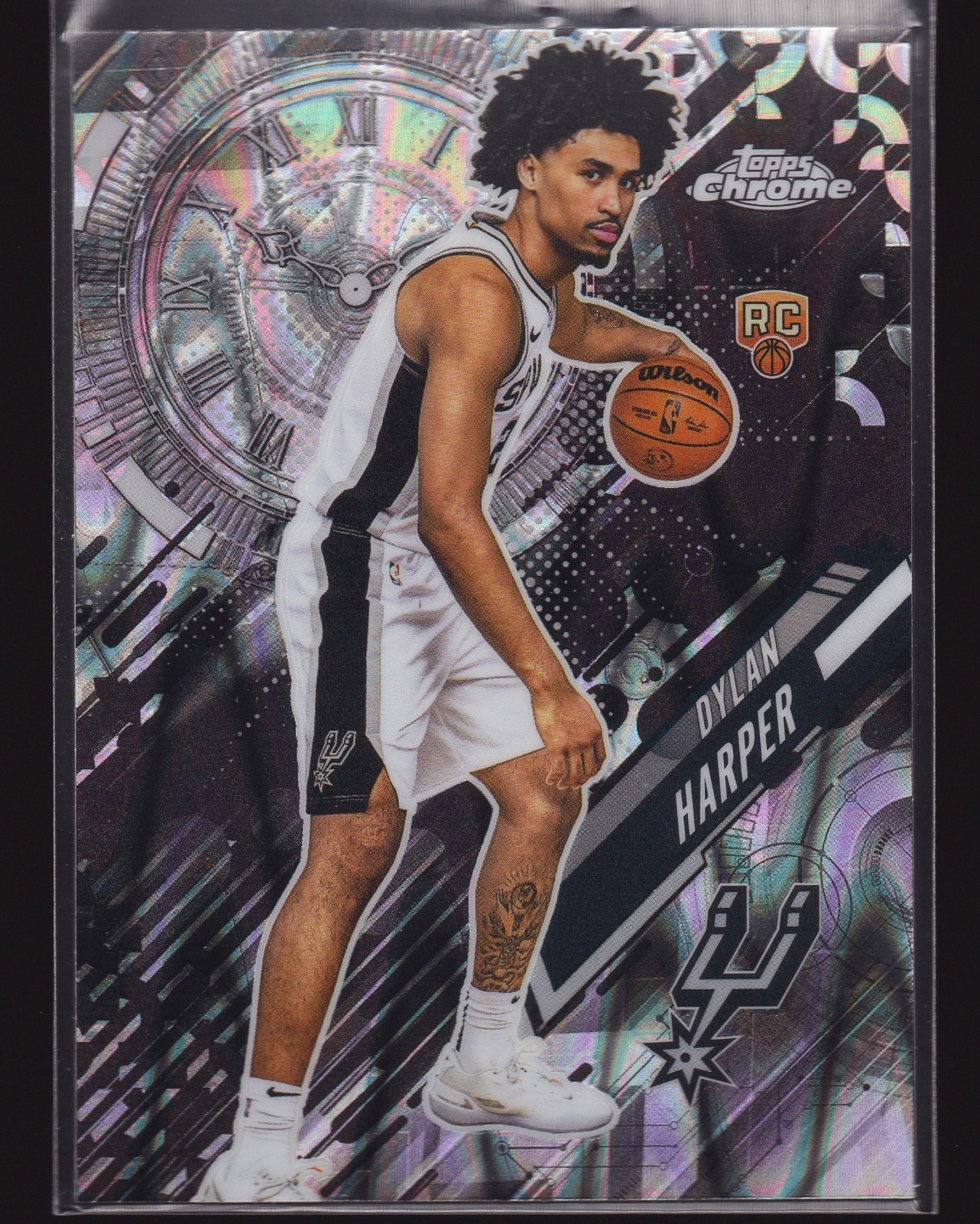 2025-26 Topps Chrome Dylan Harper RC Go Time Ray Wave #GT-17