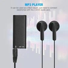 Mini Spy Hidden Audio Recorder Voice Activated Office Listening Device 16GB US