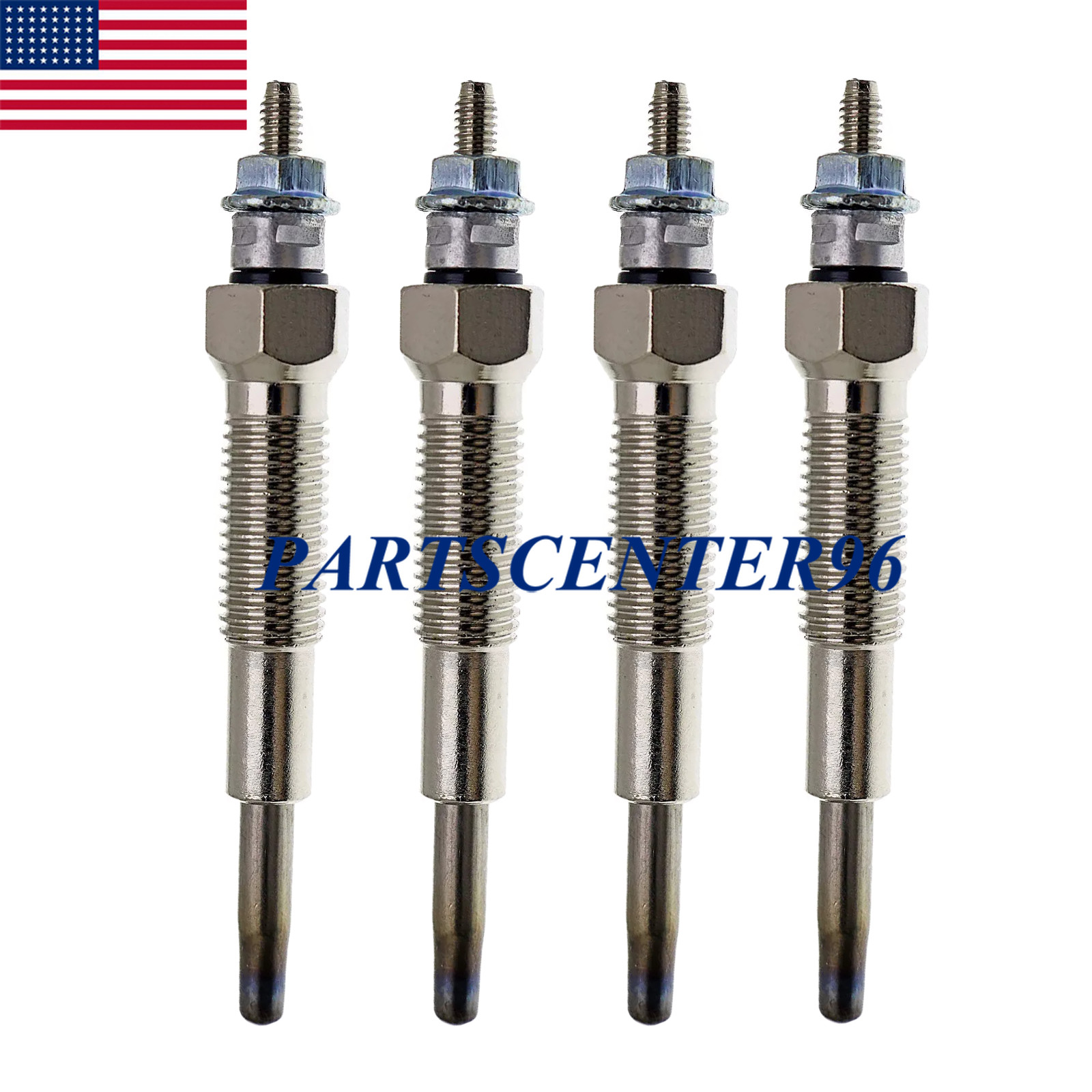 4 x Glow Plug SBA185366190 for Ford 1620 1530 1630 1710 1715 1720 1725 1910 1925