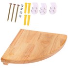 1 Set Holz Eckschelfwand montiert Schlafzimmer Ecke Lagerregal Ecke Duschschelf