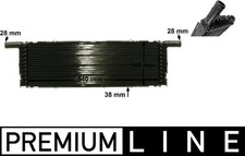 MAHLE CR89000P Engine Cooling Radiator Brazed Cooling Fins Fits Porsche
