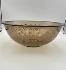 Vintage Pyrex Friendship Festive Harvest 4L Amber Glass Mixing Bowl Birds 326