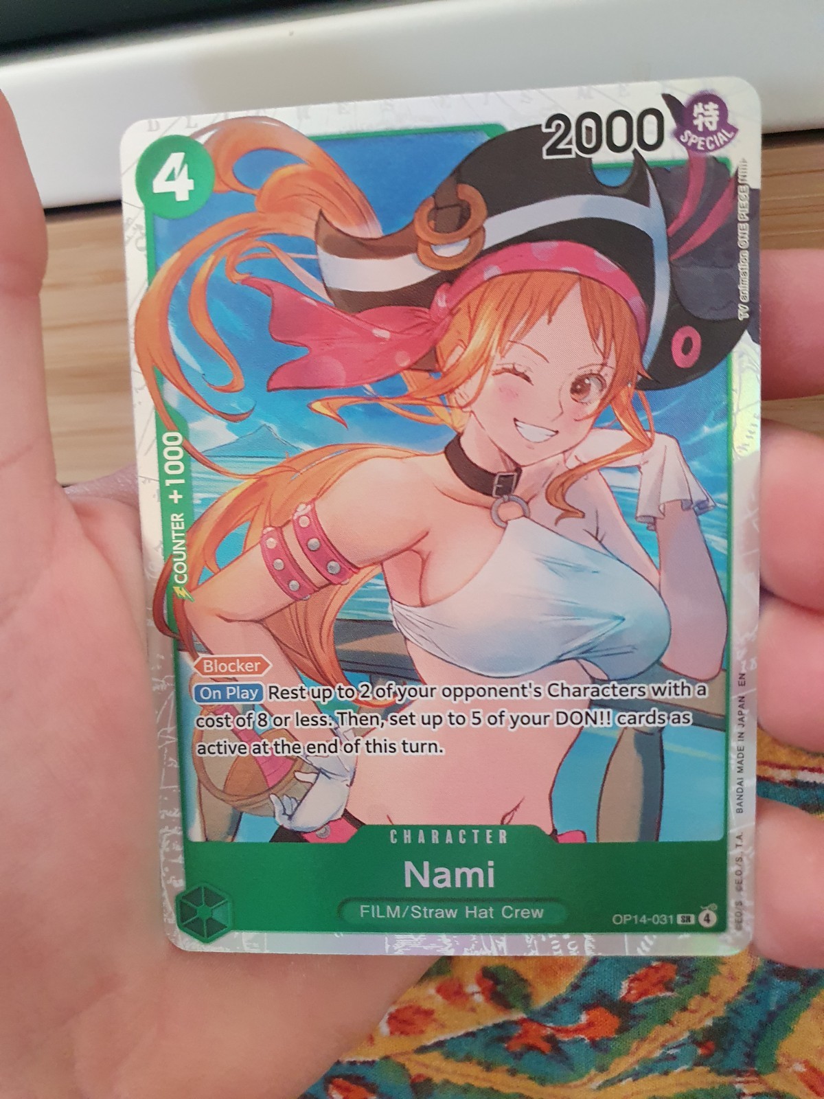 Nami OP14-031 The Azure Sea's Seven Foil