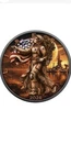 2026 USA American Eagle  1 oz The Conquest of Mars Rose Gold Gilded  & Ruthenium
