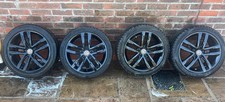 Volkswagen Polo Wheels 16”, 4 Wheels, Alloy, Used, black, Condition Very Good.