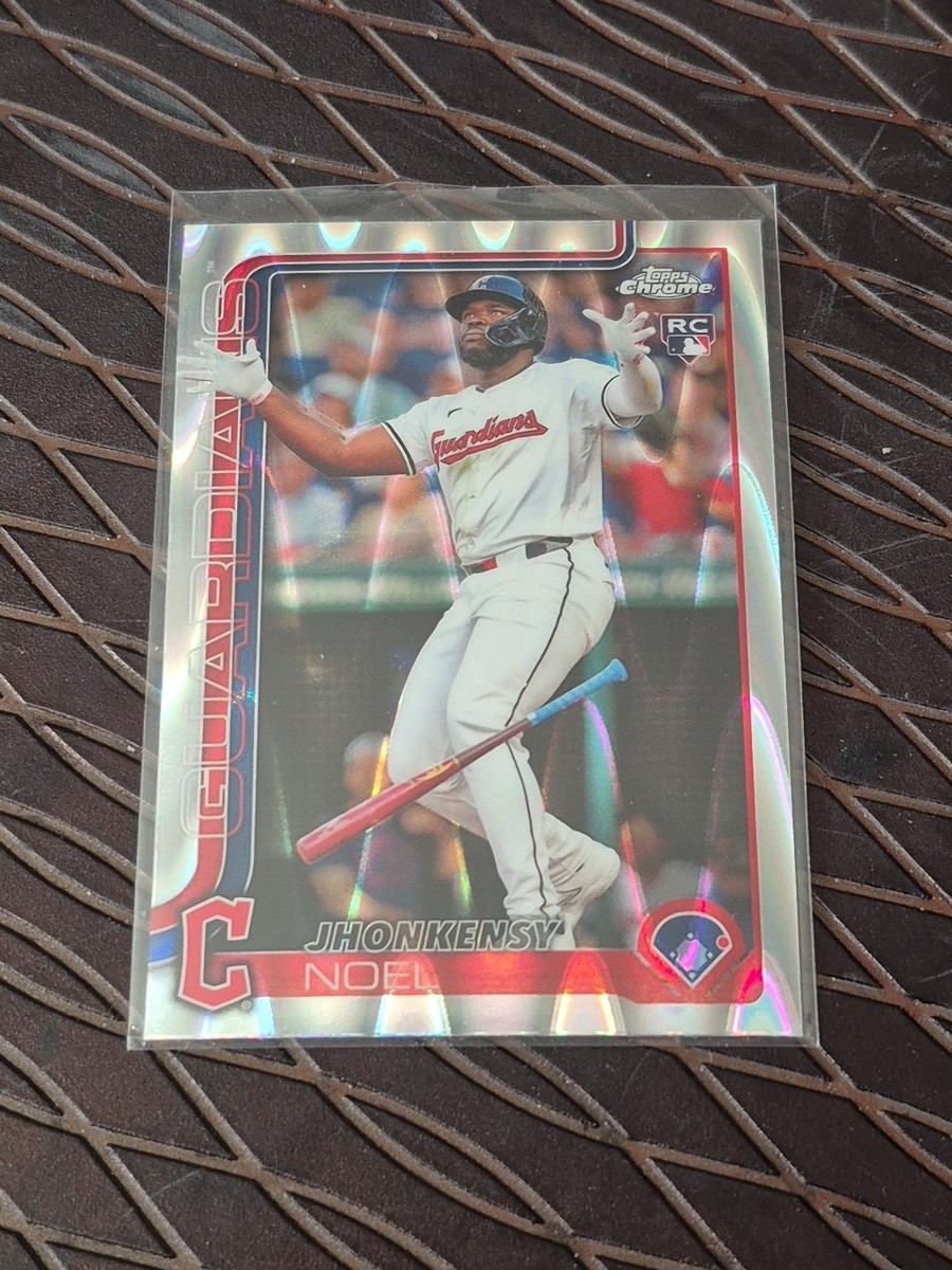 Jhonkensy Noel 直筆サイン マイナー27本塁打！22歳プロスペクト Jhonkensy Noel 2025 TOPPS CHROME Baseball Card | eBay