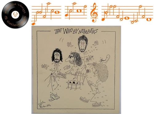 The Who By Numbers Vinyl LP 1st Pressing Numbered No. 3661 - EX