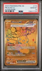 Pikachu ex 179/131 Hyper Rare Prismatic Evolutions