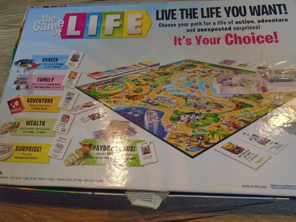 The Game of Life Board Career Game | 2 or 4 Players Educational Game - VGC - Image 2 of 3