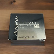 Avon Anew Ultimate 7S NIGHT CREAM Skincare Face Neck Travel Jar .50 oz/15g New